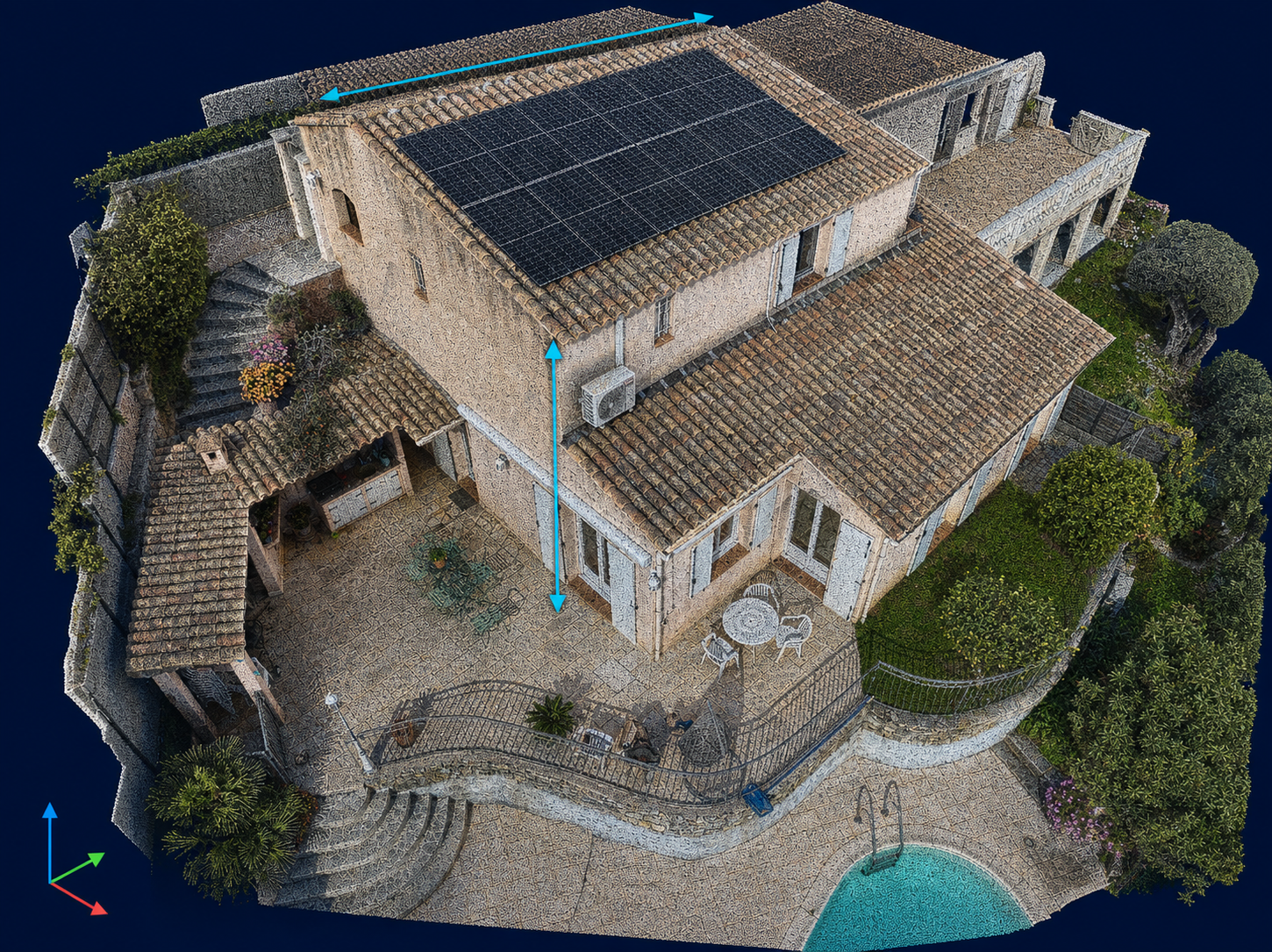 Nuage de points mesurable
